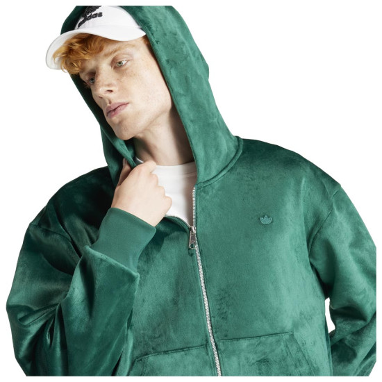 Adidas Ανδρική ζακέτα Premium Essentials+ Velour Full-Zip Hoodie